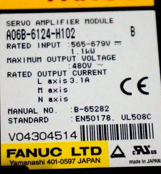 ファナック A06B-6124-H102