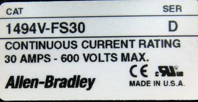 アレン・ブラドリー 1494V-FS30