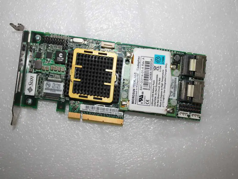 SUN 375-3536 PCI-E SAS RAIDアレイカード（バッテリー搭載