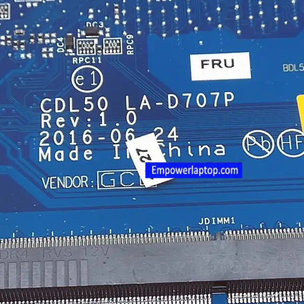 HP 17-G 829278-001 829278-601 DAX1BDMB6F0 I5-6200 CPU ノートパソコンマザーボード