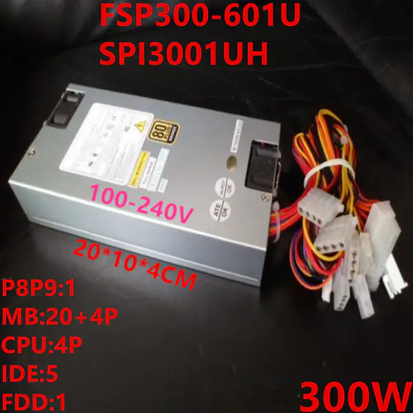 FSP AT -5V 1U P8P9 定格300W ピーク450W スイッチング電源 FSP300-601U SPI3001UH