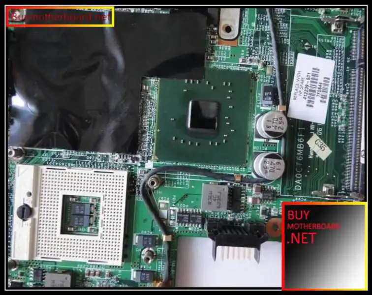 HP のパビリオン DV1000 のためのマザーボード 412239-001