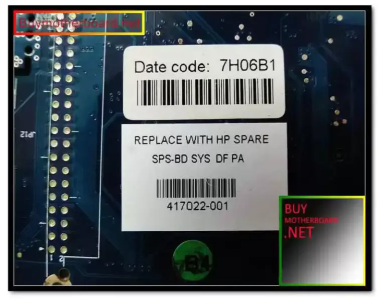 HP のパビリオン DV5000 のためのマザーボード 417022-001