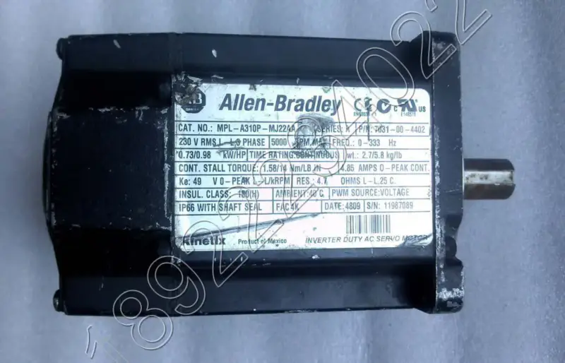 ALLEN-BRADLEYモータMPL-A310P-MJ22AA