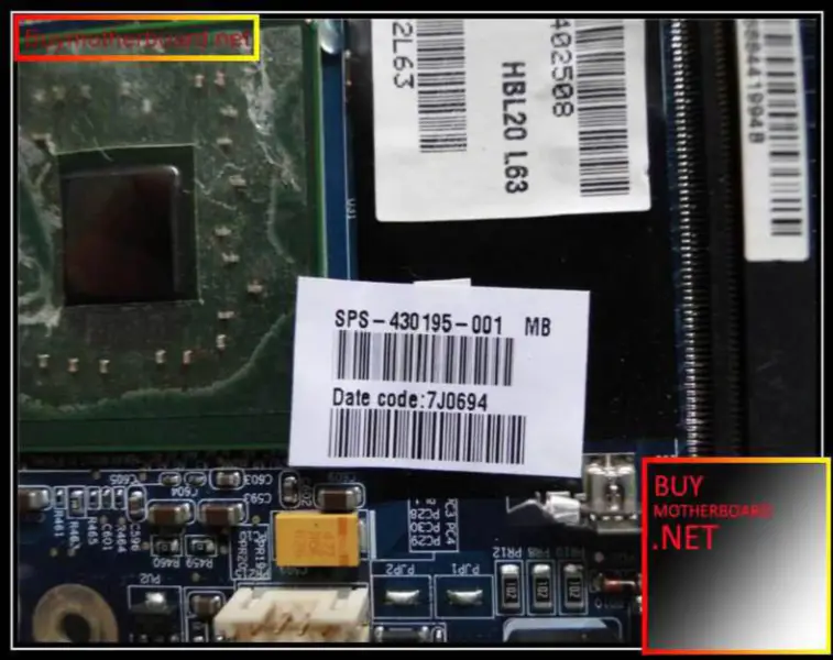 HP のパビリオン DV5000 のためのマザーボード 430195-001
