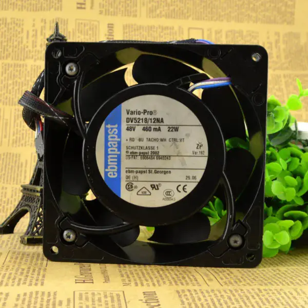 DV5218/12NA papst 48V 22W 0.46A 13CM 12738 12.7cmファン