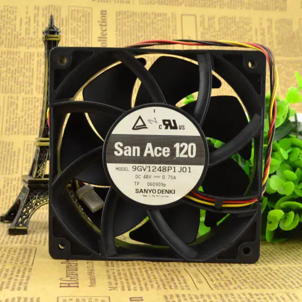 SANYO SANACE120 9GV1248P1J01 48V 0.75Aファン 。