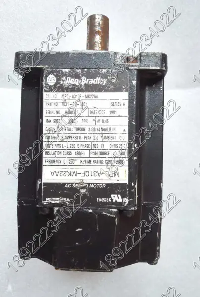 ALLEN-BRADLEYモータMPL-A310F-MK22AA
