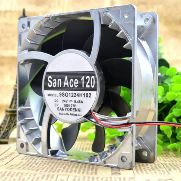 Sanyo 12038 12CM 9SG1224H102 24V 0.46Aファン