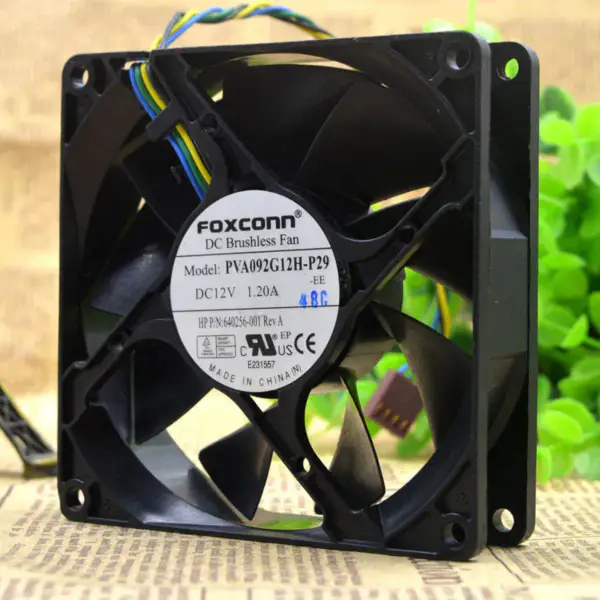FOXCONN 9025 9CM PVA092G12H-P29-EE HP 640256-001 12Vファン