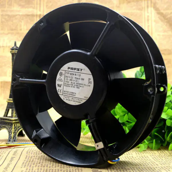 PAPST 172*51mm 24v ファン 18W TYP 6224N/12