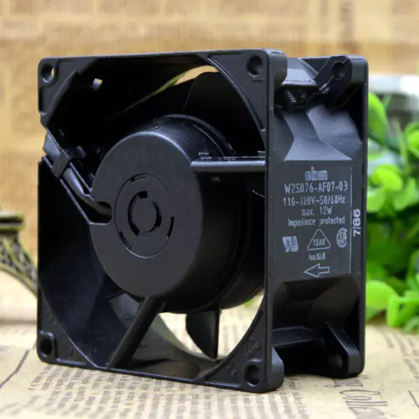EBM W2S076-AF07-03 8CM 8038 110V 12W ファン