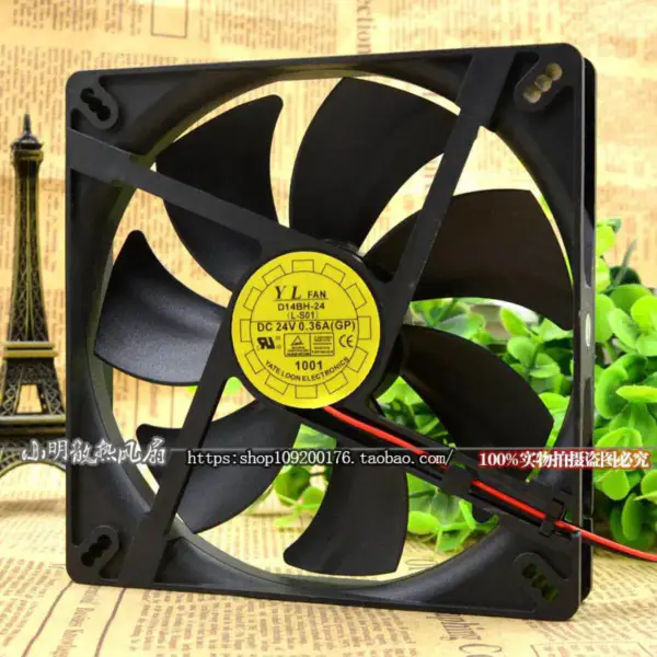 YATE LOON Y.L.FAN D14BH-24 14025 14cm 24v 0.36a ファン