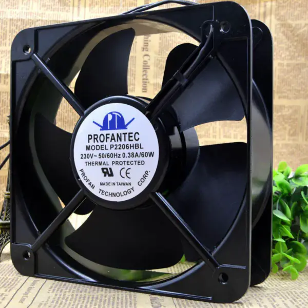 PROFANTEC P2206HBL 20/2CM 20060 220V 60W ファン