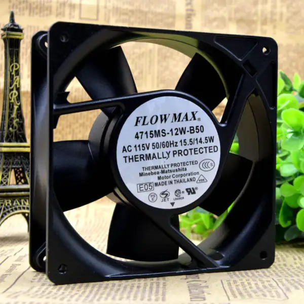 FLOW MAX 4715MS-12W-B50 4715MS-12T-B50 115V 12CMファン