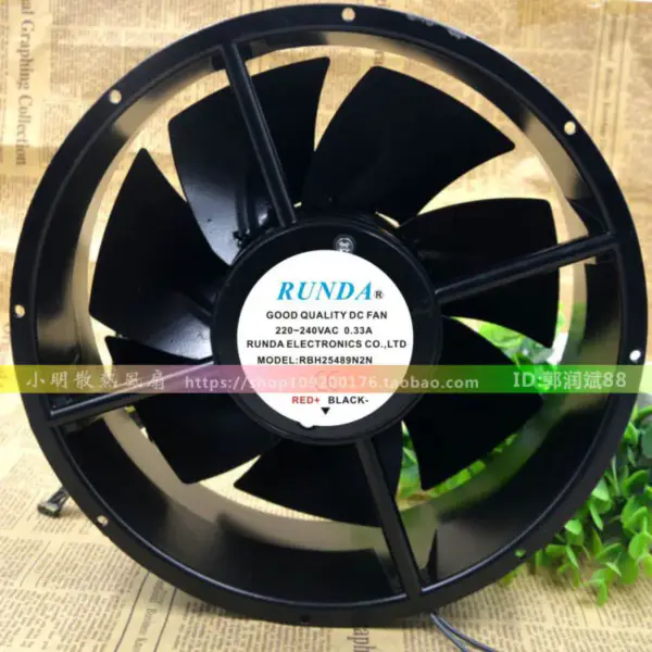 RUNDA 220v 0.33A 25489 RBH25489N2Nファン