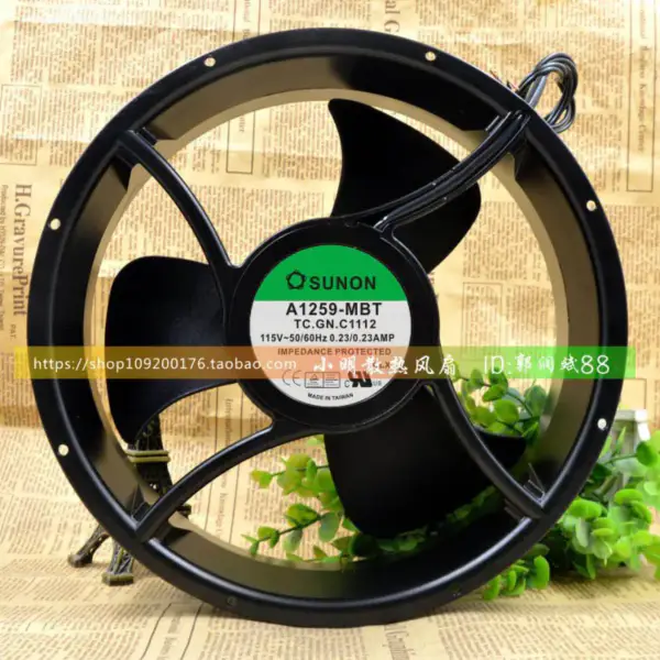 SUNON A1259-MBT TC.GN 25489 25.4CM 115V 0.23A ファン