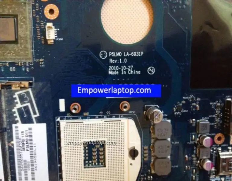 Acer 5950 5950G P5LM0 LA-6931Pマザーボード