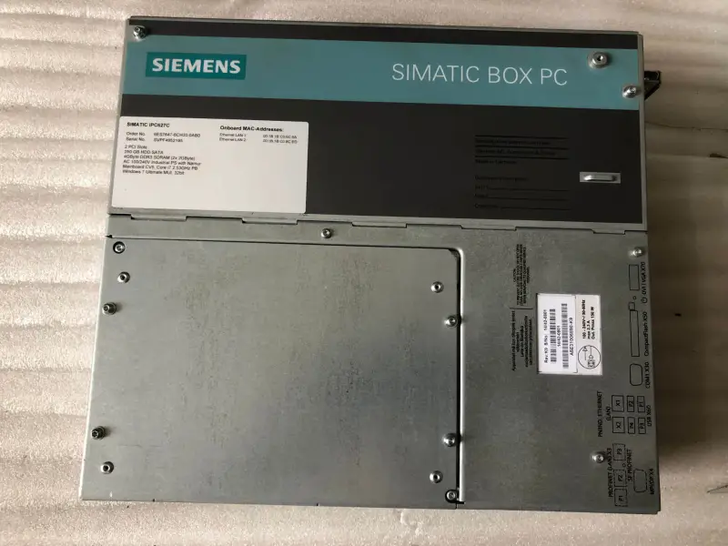 シーメンス IPC627C 6ES7647-6CH30-0AB0