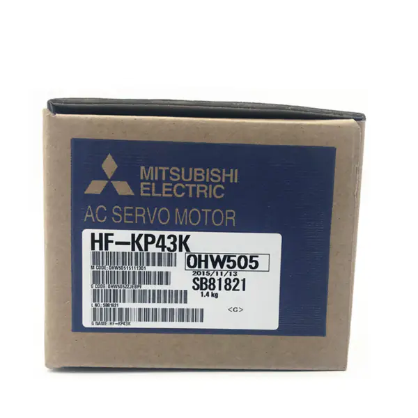 Harga 三菱 400 ワット電気ブレーキ エンコーダー省エネ フラット AC サーボ モーター 400 w HF-KP43K