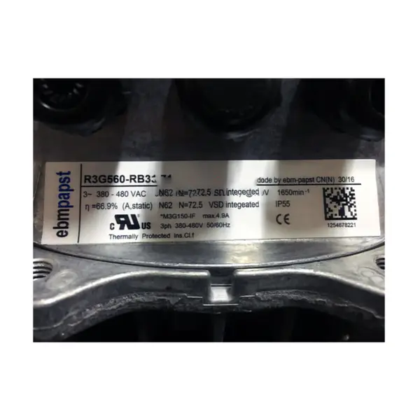 Ebmpapast R3G560-RB31-71ファン