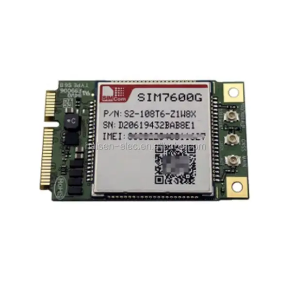 SIMCom SIM7600X-PCIE LTE CAT1 4G CAT-M&NB-IoTモジュール SIM7600E/SIM7600A/SIM7600SA/SIM7600G/SIM7600NA MINI PCIe