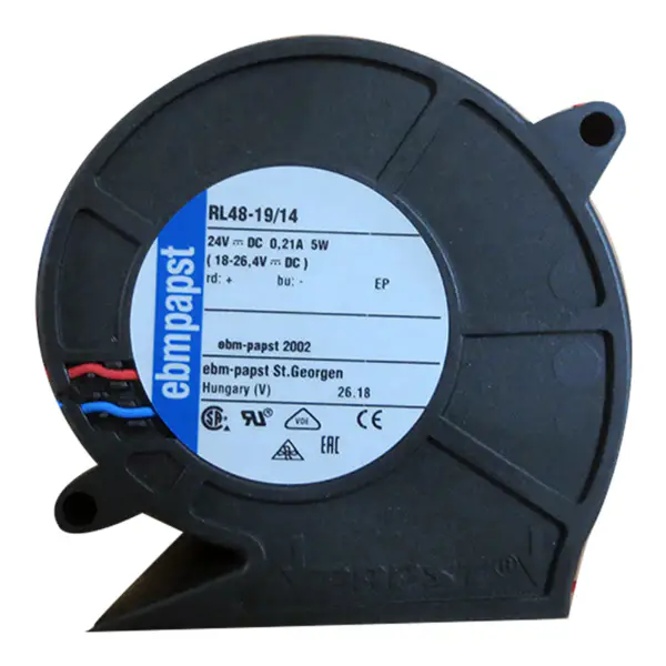 RL48-19/14 original ebm papst 24V 0.21A 5W turbo centrifugal blower fan RL48-18/12 RL48-19/12