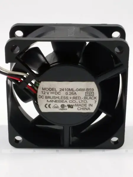 2410ML-04W-B59 12V 0.26A 元の NMB-MAT 6025 の倍の球ファン 6CM