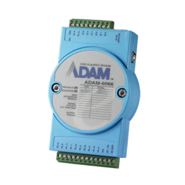 アドバンテック ADAM-6066-D 6チャンネルデジタル入力/6チャンネルパワーリレー Modbus TCPモジュール