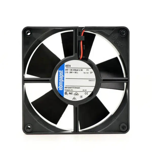 Original New Ebmpapst MULTIFAN 24VDC 12CM 4374-123 105.9CFM 3000RPM Axial Cooling Fan