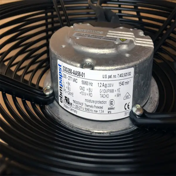 ebmpapst S3G350-AA58-01 230V 1.2A 外部ローター IP44防水ファン