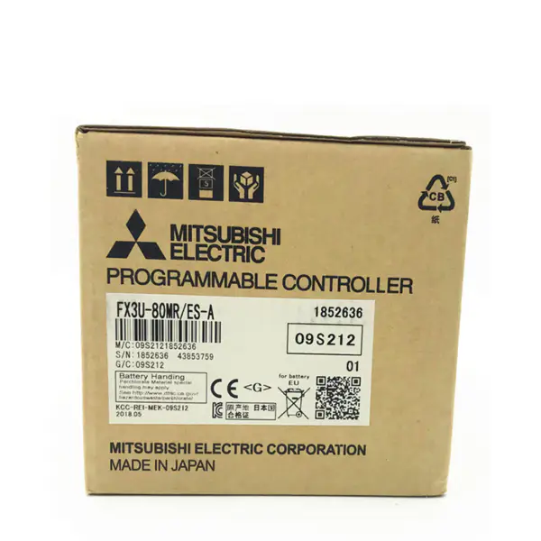 FX 3U 80M FX3U-80MR/ES-A 三菱 FX3U 80MR PLC メインユニット 80 I/O付