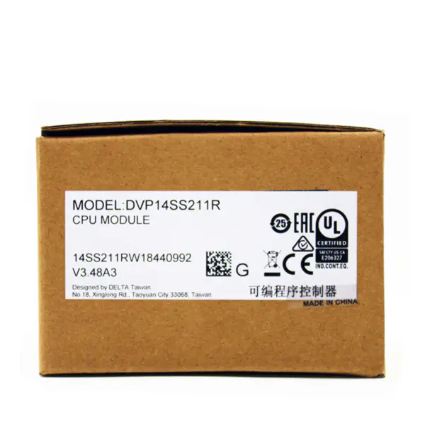 RS232 入力パッケージ産業 Ect が付いているデルタ DVP SS 14 SS2 14SS211R PLC 14SS2 DVP-14SS2 デジタル CPU モジュール DVP14SS211R