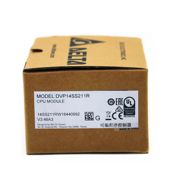 RS232 入力パッケージ産業 Ect が付いているデルタ DVP SS 14 SS2 14SS211R PLC 14SS2 DVP-14SS2 デジタル CPU モジュール DVP14SS211R