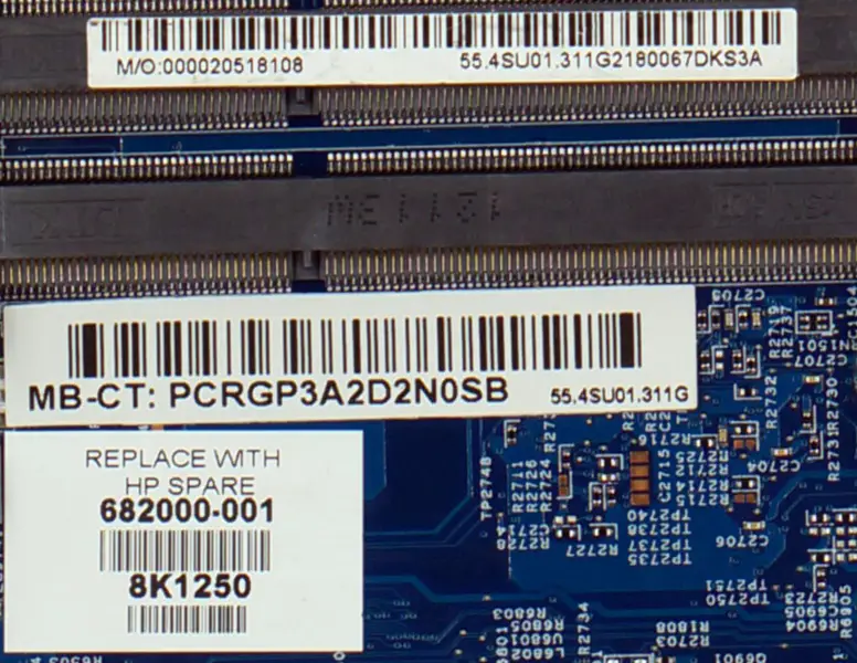 HP 682000-001 DV7 DV7T DV7-7000 DV7T-7000 マザーボード