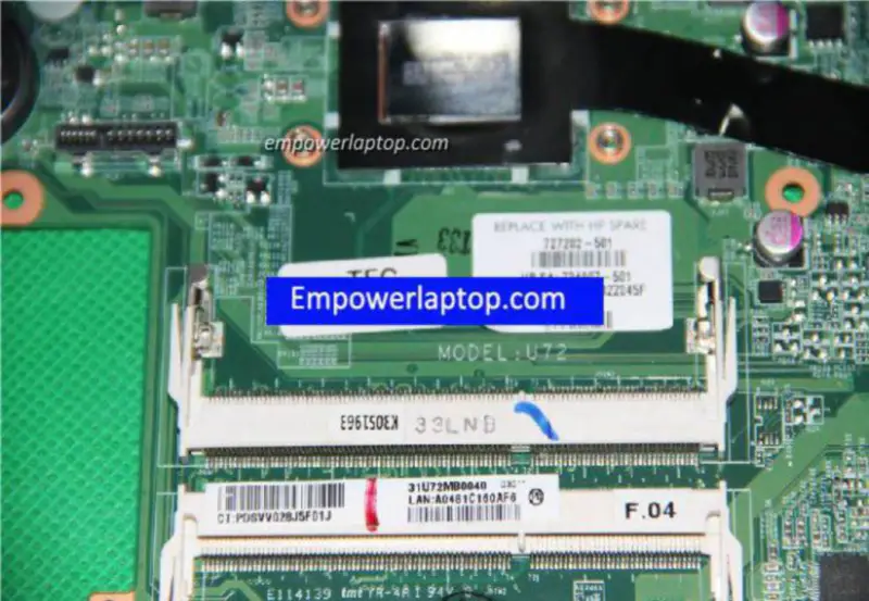 HP 727202-501 DA0U72MB6D0 A8-5545Mマザーボード