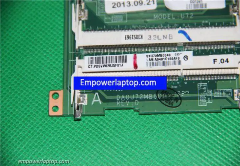 HP 727202-501 DA0U72MB6D0 A8-5545Mマザーボード