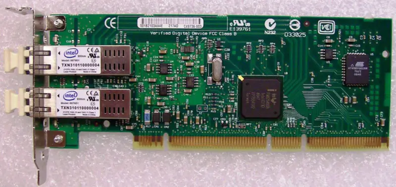 Intel PWLA8492MFG3L20 PRO/1000 MF PCI-X デュアル・ファイバー・アダプタ