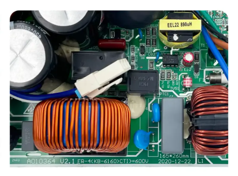 TCLのエアコンの室外機の制御板FR-4(KB-6160)CTI=600V A010364