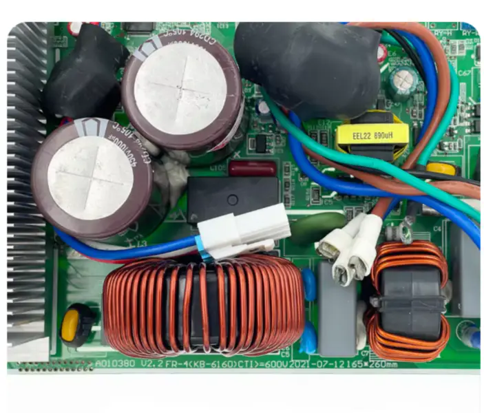 TCL のエアコンの室外機の制御板 FR-4(KB-6160)CTI=600V A010380