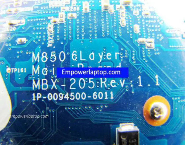 ソニーA1730145A MBX-205 M850 1P-0094500-6011マザーボード