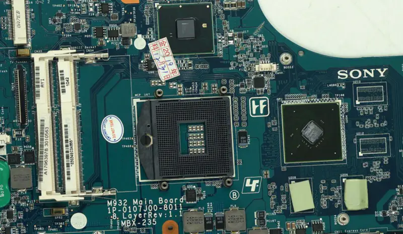 ソニーMBX-235 M932 A1796397Bマザーボード4ビデオメモリ