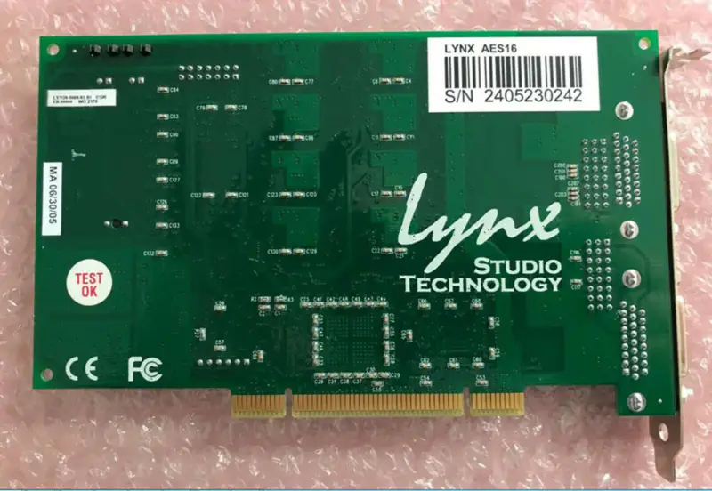 Lynx AES16 8チャンネルAES/EBU PCIオーディオインターフェース A/D/A 192kHz/DAB/ストリーミング