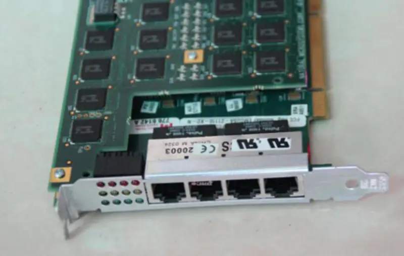 NMS AG4000 32DSP 4E1-PCI 5640-REV.10 5630-REV.A3 音声カード