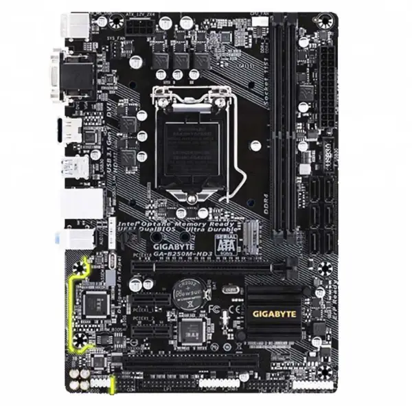 Gigabyte B250m-hd3 のための賭博のマザーボードは I3 I5 を支えます
