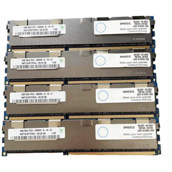 Sk Hynix 4gb DDR3 1333mhz 2rx4 Pc3-10600r の記憶のための 2pcs HMT151R7TFR4C-H9 ラム