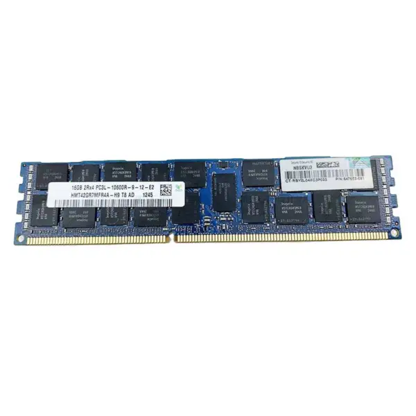 馬力 647901-b21 647653-081 16gb Ddr3 1333 10600r Ram のためのサーバー記憶