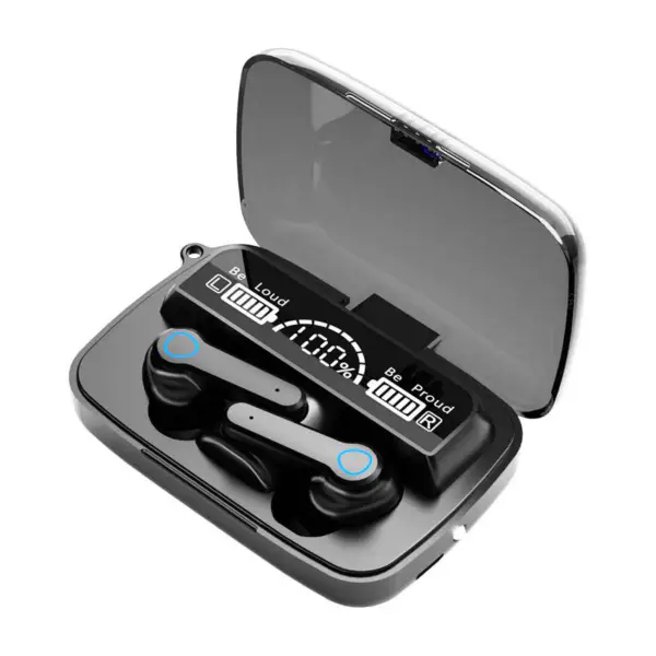 Amazons の熱い販売の M19 Tws 5.0 のスポーツのイヤホーンのマイクロフォンが付いている騒音の取り消しのイヤホーンの無線 Bt 5.1 のイヤホーンのヘッドホーン
