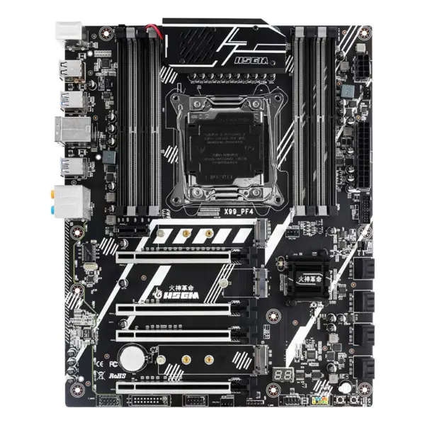 Hsgm X99-pf4 サポート 22nm プロセッサ サーバー ユニバーサル Pci-e 3.0 コンピューター マザーボード