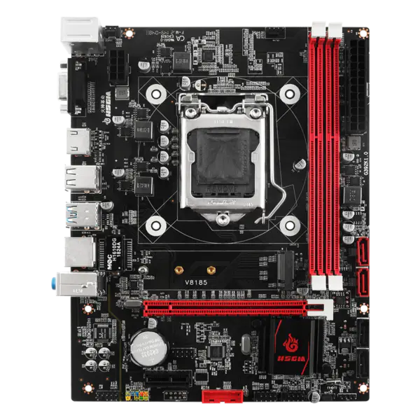 HsgmデスクトップH81-v8185 LGA 1150 CPUソケットコンピュータマザーボード